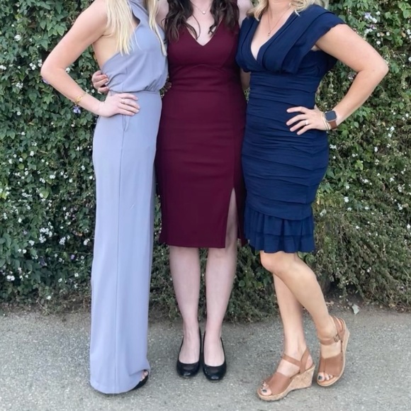 Lulu’s Iconic Moment Plum Purple Bodycon Midi Dress - Size L - Picture 5 of 5